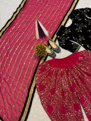 Launching New Designer Party Wear Look Top ,Dhoti Salwar and Dupatta*