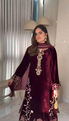 Launching New Designer Party Wear Look Top-Dupatta and Fully Stiched Bottom