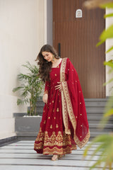 PREMIUM DESIGNER READYMADE GOWN-DUPATTA