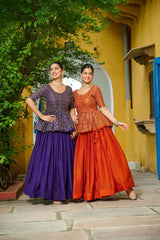 Designer Sequins Embroiderd Readymade Lehenga choli