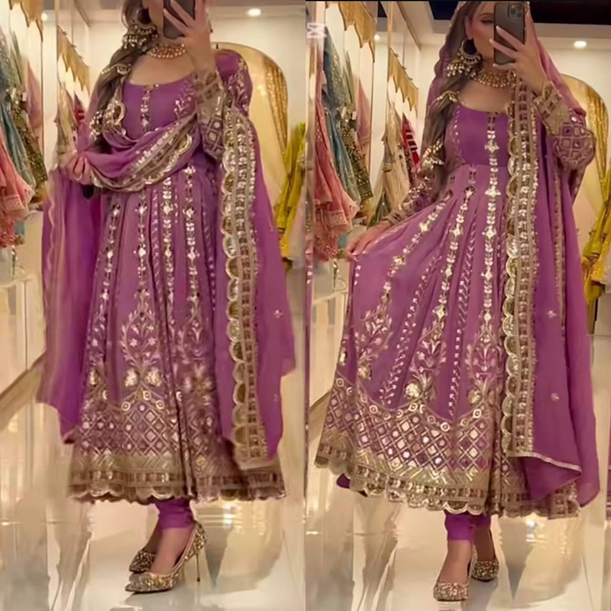 *Presenting New Đěsigner Anarkali Suit In New Fancy Style*