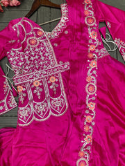 Designer gown With koti and Dupatta
