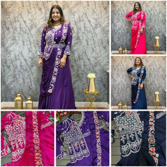 Designer gown With koti and Dupatta