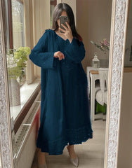 EXCLUSIVE 3 PIECE PLAZZO PAIR WITH   DUPATTA IN SEQUENCE EMBROIDERY WORK