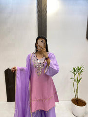 EXCLUSIVE 3 PIECE PLAZO PAIR WITH DUPATTA