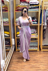 saree with Embroidery Blouse