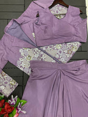 Super Trending Party Wear Koti with Lehenga